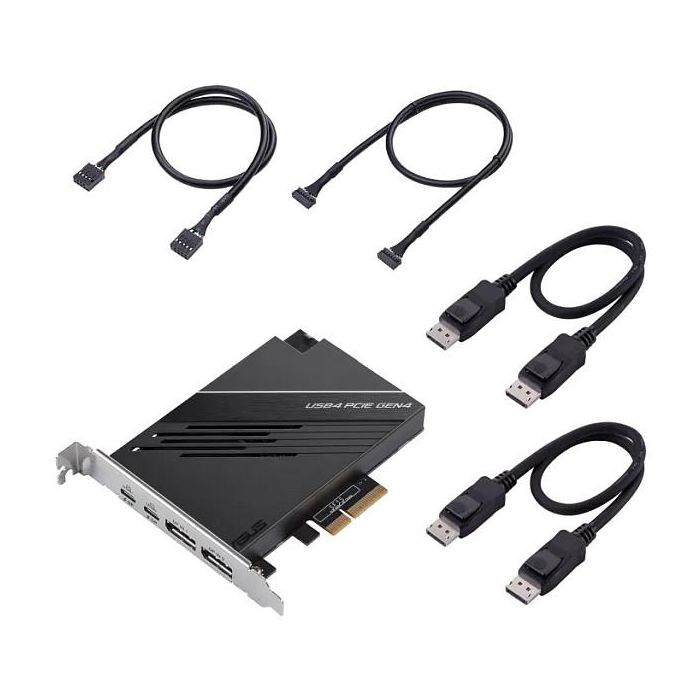 ASUS Tarjeta PCIe 4.0 con USB4 y DisplayPort, USB Tipo C, Multicolor, para PC 5 ASUS Tarjeta PCIe 4.0 con USB4 y DisplayPort, USB Tipo C, Multicolor, para PC 5