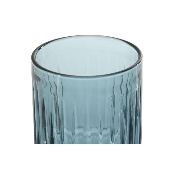 Set de Vasos Home ESPRIT Azul Cristal (6 Unidades) 3 Set de Vasos Home ESPRIT Azul Cristal (6 Unidades) 3