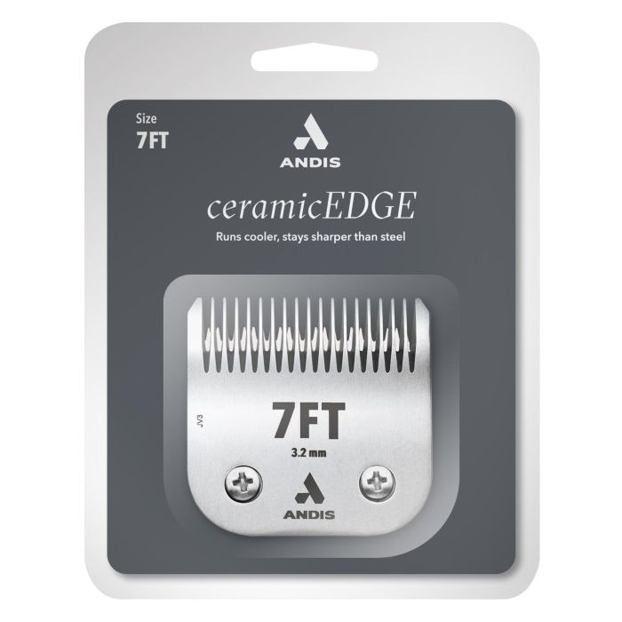 Andis Cuchilla Cerámica CeramicEdge Size 7FT Dientes Finos para Maquinilla de Peluquería Profesional 1 Andis Cuchilla Cerámica CeramicEdge Size 7FT Dientes Finos para Maquinilla de Peluquería Profesional 1