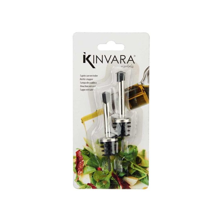 Kinvara Set Dosificadores Metal Alargado Negro 9x18.5x2.5 cm (36 Unidades) 2 Kinvara Set Dosificadores Metal Alargado Negro 9x18.5x2.5 cm (36 Unidades) 2