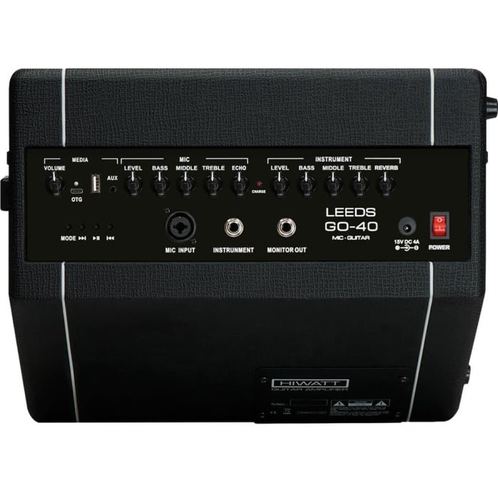 Amplificador Acústico Combo Hiwatt Leeds (Batería / Bluetooth) - 40W 2