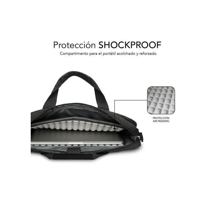 SUBBLIM Maletin Air Padding Laptop bag 15,6" Dark Grey 2 SUBBLIM Maletin Air Padding Laptop bag 15,6" Dark Grey 2