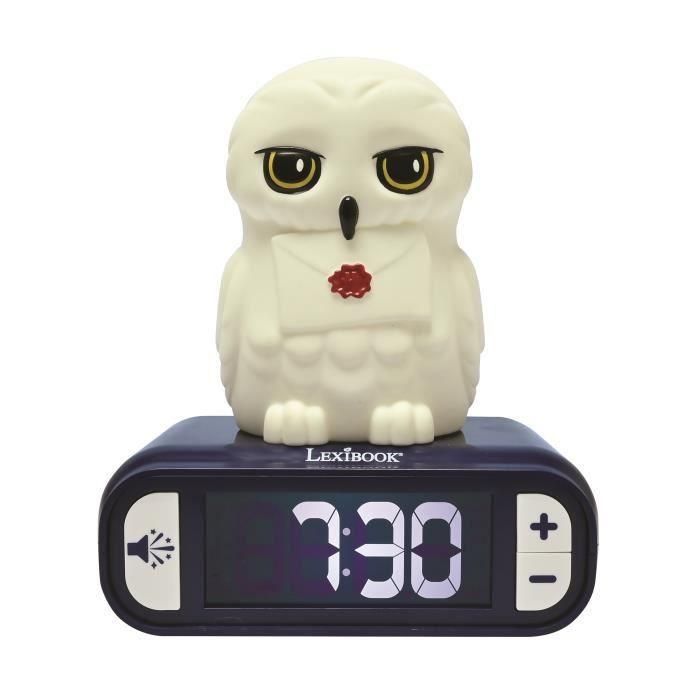 Reloj despertador digital con luz nocturna LEXIBOOK - Hedwig - Luz y sonido 3D - Infantil Reloj despertador digital con luz nocturna LEXIBOOK - Hedwig - Luz y sonido 3D - Infantil