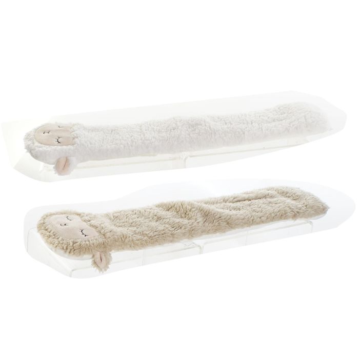 DKD Home Decor Cojín Infantil Rectangular Colección Ovejitas de Poliéster Blanco Marrón Claro con Semillas 17x4x62.5 cm (4 Unidades) 2 DKD Home Decor Cojín Infantil Rectangular Colección Ovejitas de Poliéster Blanco Marrón Claro con Semillas 17x4x62.5 cm (4 Unidades) 2