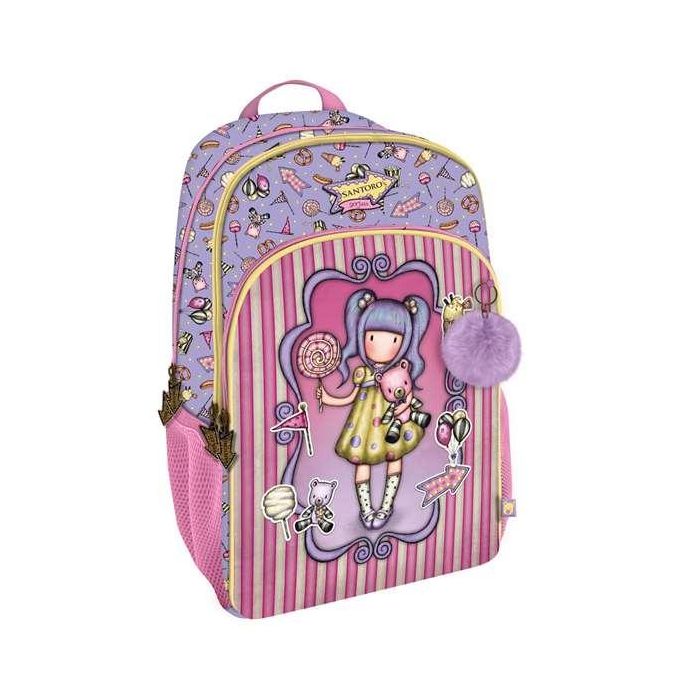 Mochila Escolar Gorjuss First prize Lila 29 x 45 x 17 cm Mochila Escolar Gorjuss First prize Lila 29 x 45 x 17 cm