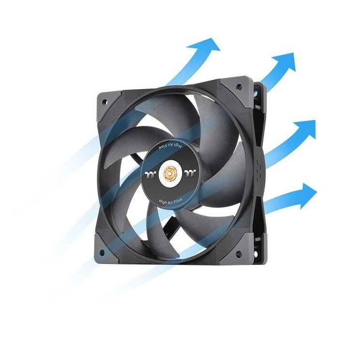 120mm Thermaltake GT12 PC Cooling Fan TT Premium Edition Black - 1 Pack 1 120mm Thermaltake GT12 PC Cooling Fan TT Premium Edition Black - 1 Pack 1