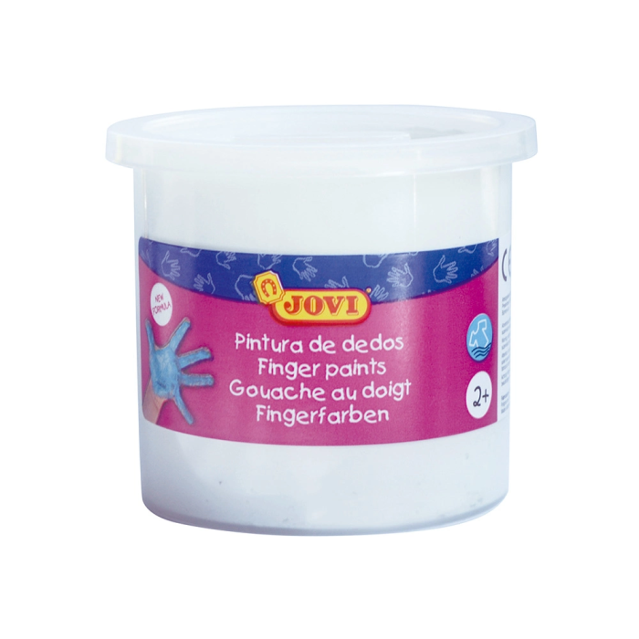 Jovi Estuche 5 Botes Pintura De Dedos 125 mL Blanco 1