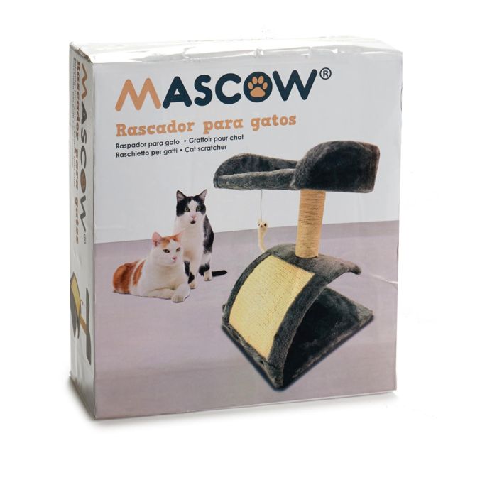 Arbol Para Gatos Gris Mascow 12X34CM (6 Unidades) 2 Arbol Para Gatos Gris Mascow 12X34CM (6 Unidades) 2