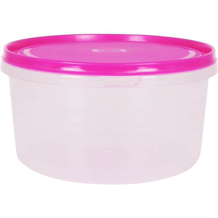 Fiambrera Redonda 2L Colores - Inde (12 Unidades) 1