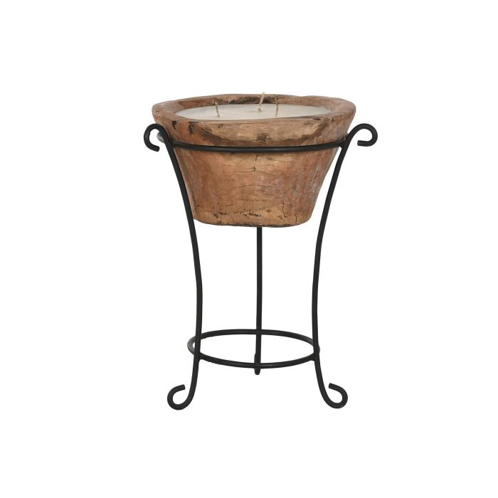 DKD Home Decor Indo 1c25 Velon Decorativo Item Home de Madera y Hierro Negro Marron 45x45x50 cm DKD Home Decor Indo 1c25 Velon Decorativo Item Home de Madera y Hierro Negro Marron 45x45x50 cm