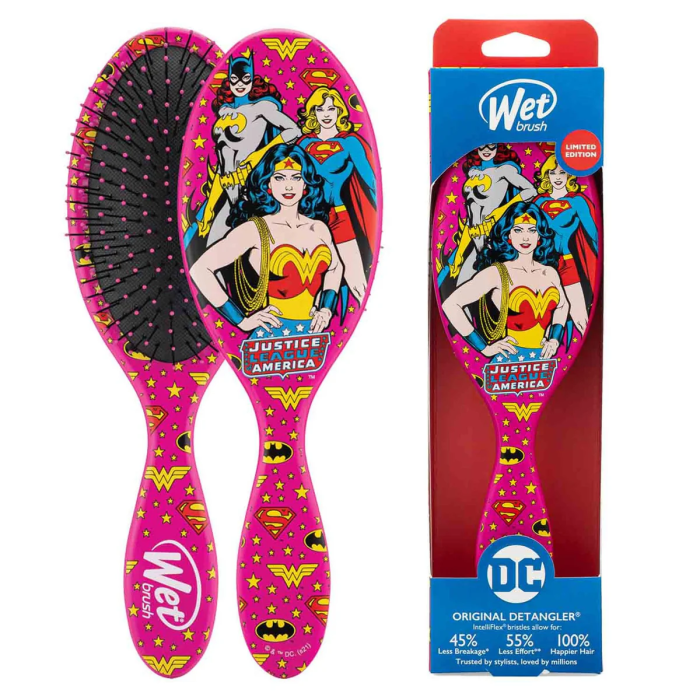 The Wet Brush Justice League Wonderwoman, Batgirl And Supergirl