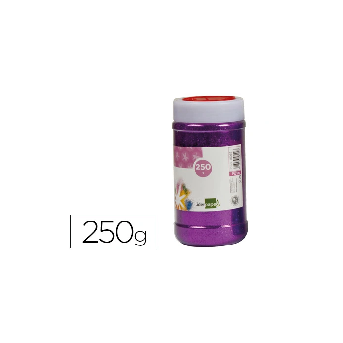 Liderpapel Purpurina Fantasía Violeta Metalizado Bote 250 gr 0 Liderpapel Purpurina Fantasía Violeta Metalizado Bote 250 gr 0