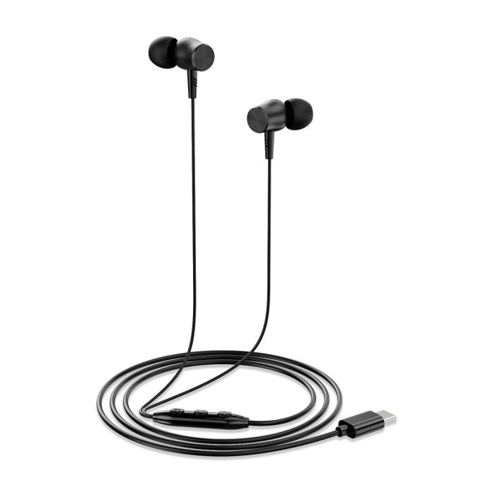 Auriculares de Botón Contact Negro 1 Auriculares de Botón Contact Negro 1