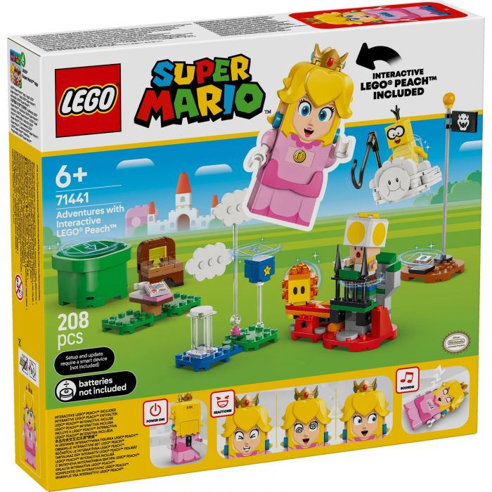 LEGO 71441 Super Mario Las Aventuras de LEGO Peach Interactivo - Juguete Princesa 7