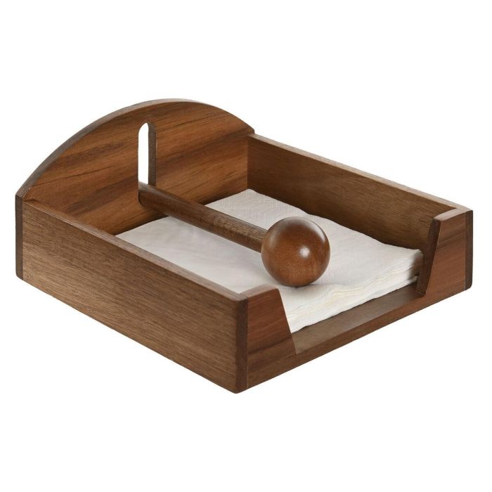 Servilletero Basicos DKD Home Decor Natural 21 x 8.8 x 19 cm 1 Servilletero Basicos DKD Home Decor Natural 21 x 8.8 x 19 cm 1