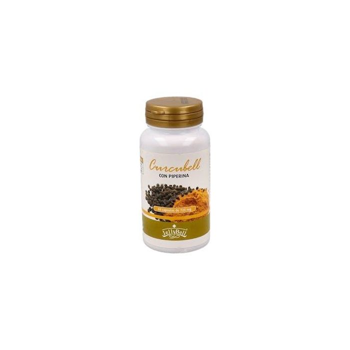 JELLYBELL Curcubel 60 Cápsulas de Cúrcuma para Digestión y Hígado
