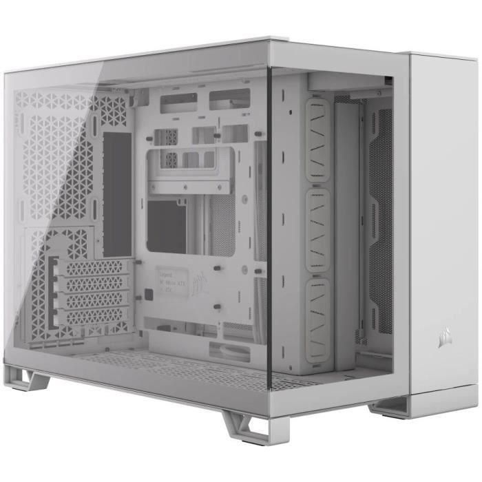 Corsair COR0840006674979 Caja para PC 2500X Vidrio Templado Micro ATX Doble Cámara - Blanco 3