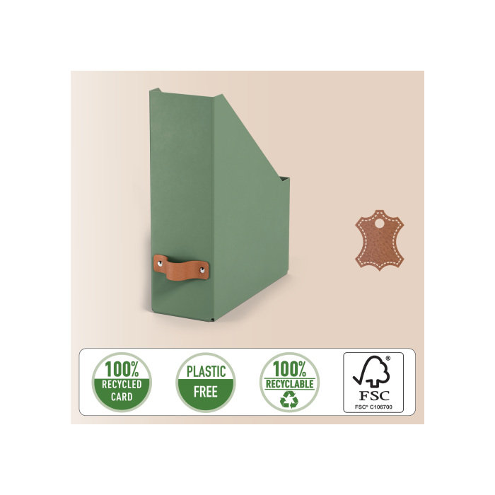 Pack 2 Revisteros de Cartón Color Verde Leitz 24710050 2