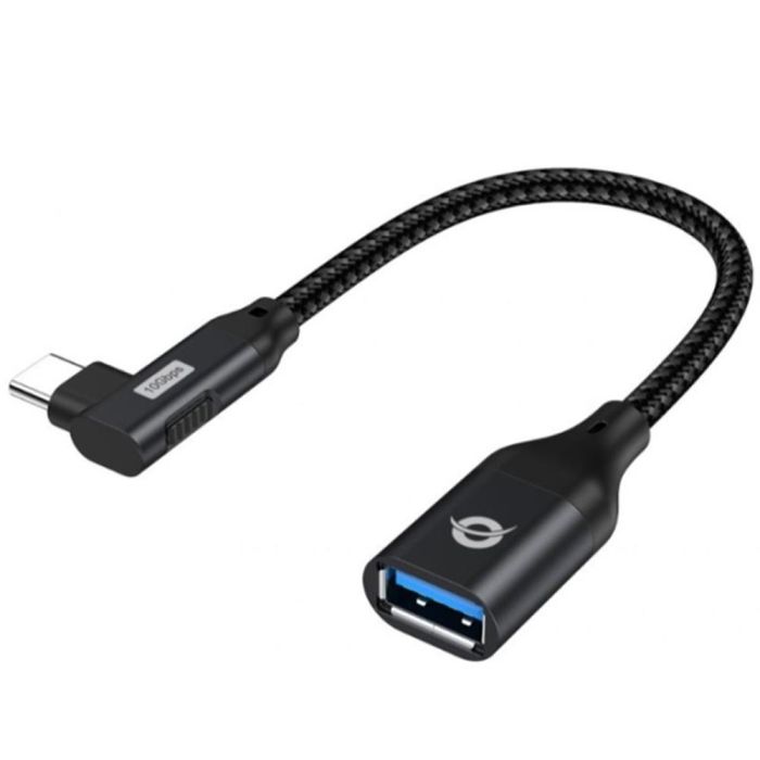Conceptronic Adaptador USB-C Acodado 90° 3.2 Gen2 10 Gbps Macho a USB-A OTG Hembra Pack 2 Uds 0 Conceptronic Adaptador USB-C Acodado 90° 3.2 Gen2 10 Gbps Macho a USB-A OTG Hembra Pack 2 Uds 0