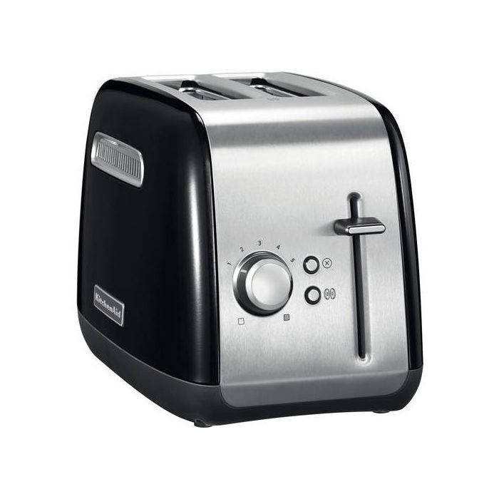 KitchenAid 5KMT2115EOB Tostadora Clásica Negra Acero Inoxidable 2 Ranuras 1100W 0 KitchenAid 5KMT2115EOB Tostadora Clásica Negra Acero Inoxidable 2 Ranuras 1100W 0