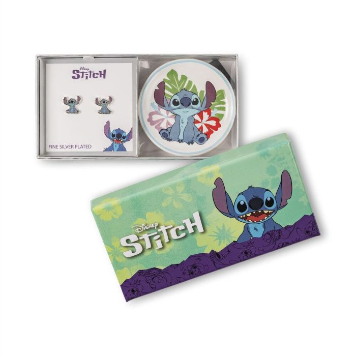 Pendientes + plato bisuteria Stitch Disney 3 Pendientes + plato bisuteria Stitch Disney 3