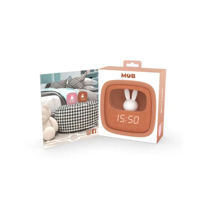 Wondee Despertador Billy con Luz de Noche Caramel 4