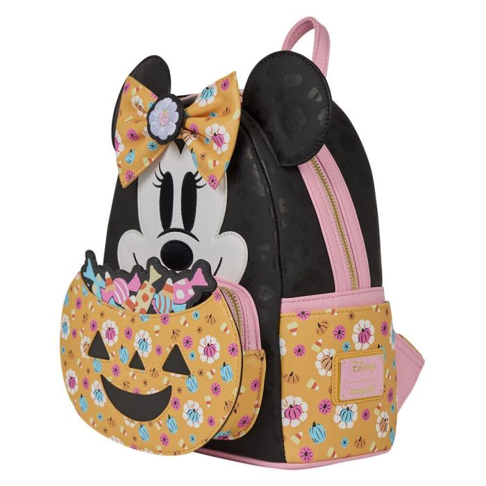 Mochila Pumpkin Minnie Disney Loungefly 26cm 2