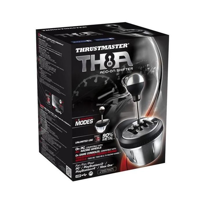Thrustmaster Palanca de Cambio TH8A Shifter Addon para PS3/PS4/PC/XBOX ONE, 4060059 - Realismo y Precisión con H.E.A.R.T Technology 3 Thrustmaster Palanca de Cambio TH8A Shifter Addon para PS3/PS4/PC/XBOX ONE, 4060059 - Realismo y Precisión con H.E.A.R.T Technology 3