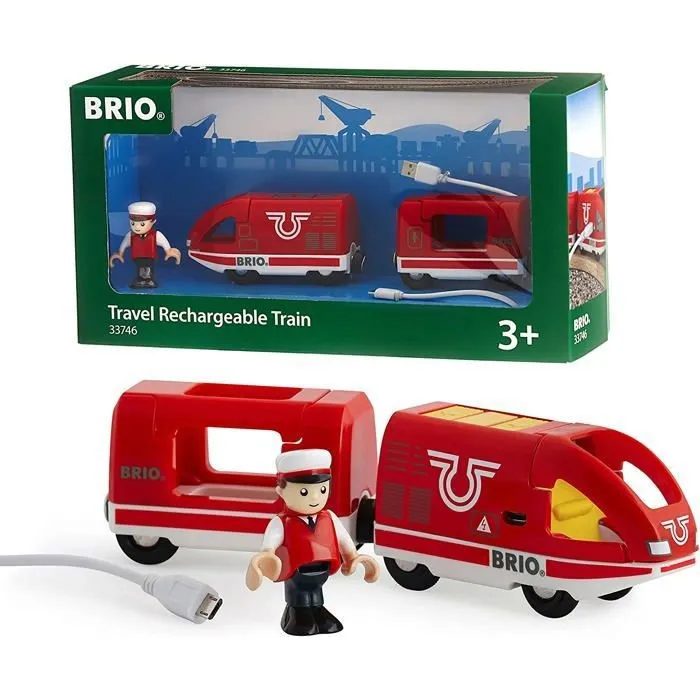 Brio World 33746 Tren de Pasajeros Recargable con Cable Micro USB 1