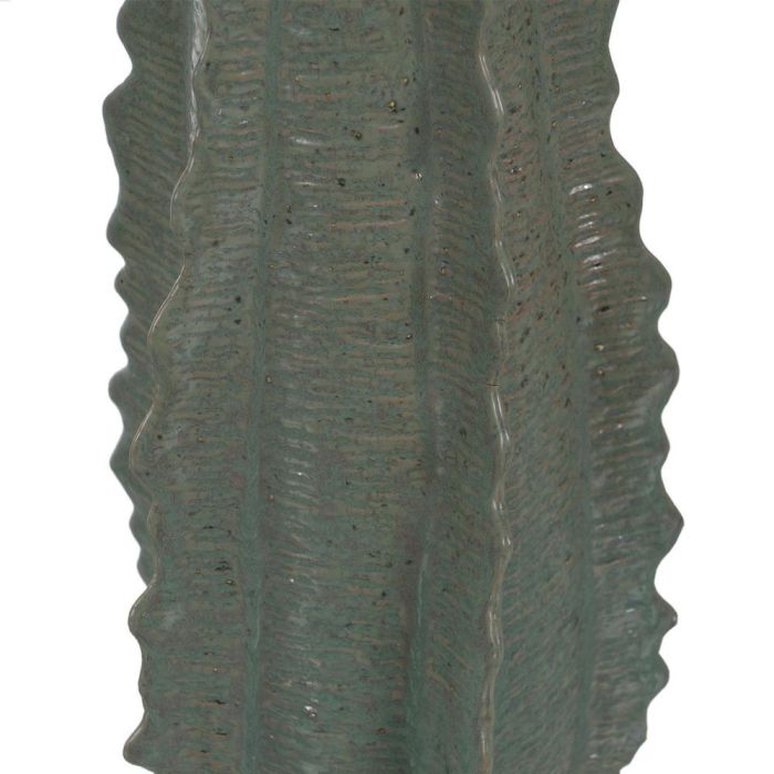 Jarrón Verde Cerámica Decoración 19 X 18,50 X 53,50 cm