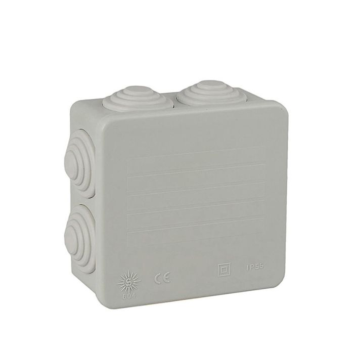Caja cuadrada estanca 80x80x35mm solera 604 Caja cuadrada estanca 80x80x35mm solera 604