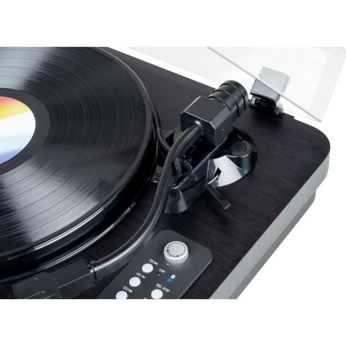Tocadiscos de vinilo Bluetooth - THOMSON - TT650BT - Grabación USB - 2 altavoces - Negro 4 Tocadiscos de vinilo Bluetooth - THOMSON - TT650BT - Grabación USB - 2 altavoces - Negro 4