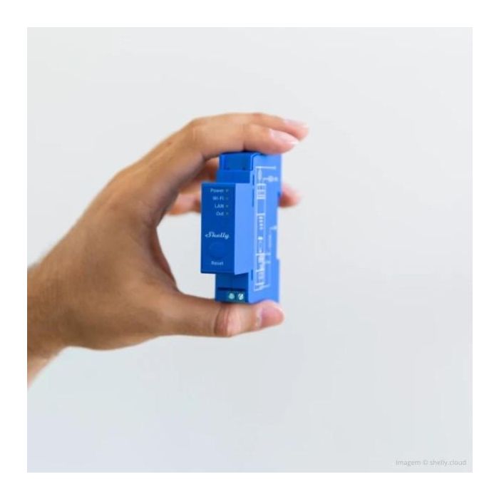 Shelly Pro 1 Relé de Estado Sólido WLAN LAN Max. 16A 1 Canal 1 Fase Montaje en Carril DIN 1