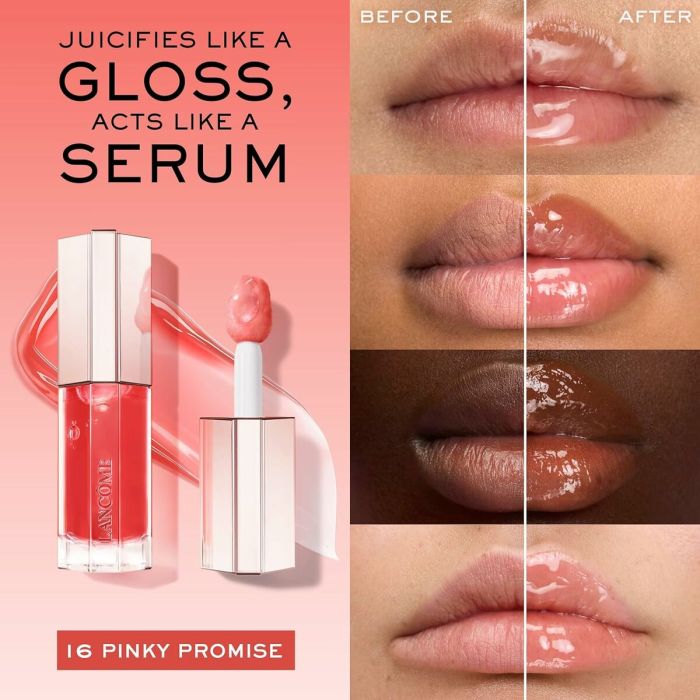 Gloss Lancôme IDÔLE MAKE-UP Naranja Nº 16-Pinky Promise 9 ml 9 Gloss Lancôme IDÔLE MAKE-UP Naranja Nº 16-Pinky Promise 9 ml 9