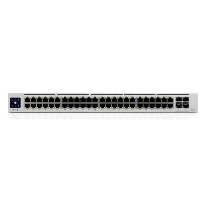 Ubiquiti UniFi Pro Switch Gestionado L2/L3 con 48 Puertos PoE Gigabit Ethernet Montaje en Rack 1U Plata