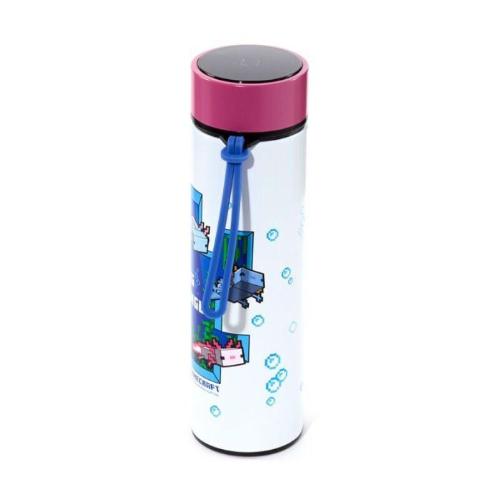 Botella acero inoxidable termo Ajolote Minecraft termometro 450ml 5 Botella acero inoxidable termo Ajolote Minecraft termometro 450ml 5