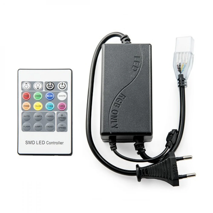 Controlador Tira LED RGB 220VAC Mando a Distancia 50M HO-CON220RGBMD Controlador Tira LED RGB 220VAC Mando a Distancia 50M HO-CON220RGBMD