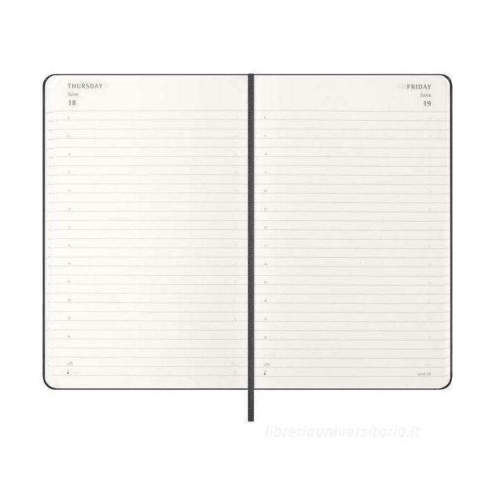 Agenda 2026 Tapa Dura 12 Meses Diaria L (13 X 21 Cm) Negra Moleskine Dhb12Dc3Y26 1