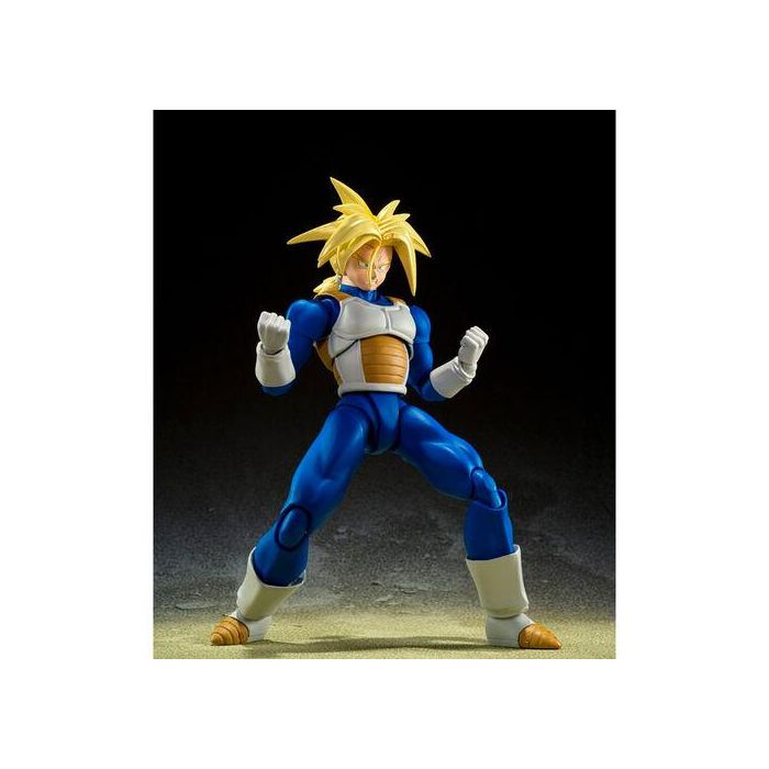 Tamashii Nations SH Figuarts Dragon Ball Trunks Super Saiyan Infinite Latent Super Power 14 cm con accesorios 6