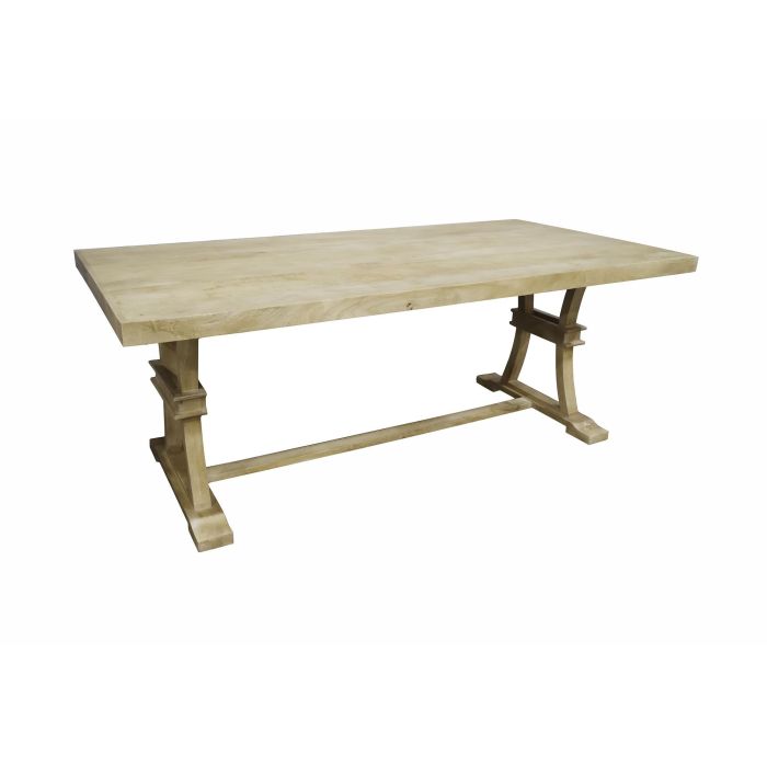 Mesa Comedor Item Home DKD Home Decor Natural 100 x 76 x 201 cm 1