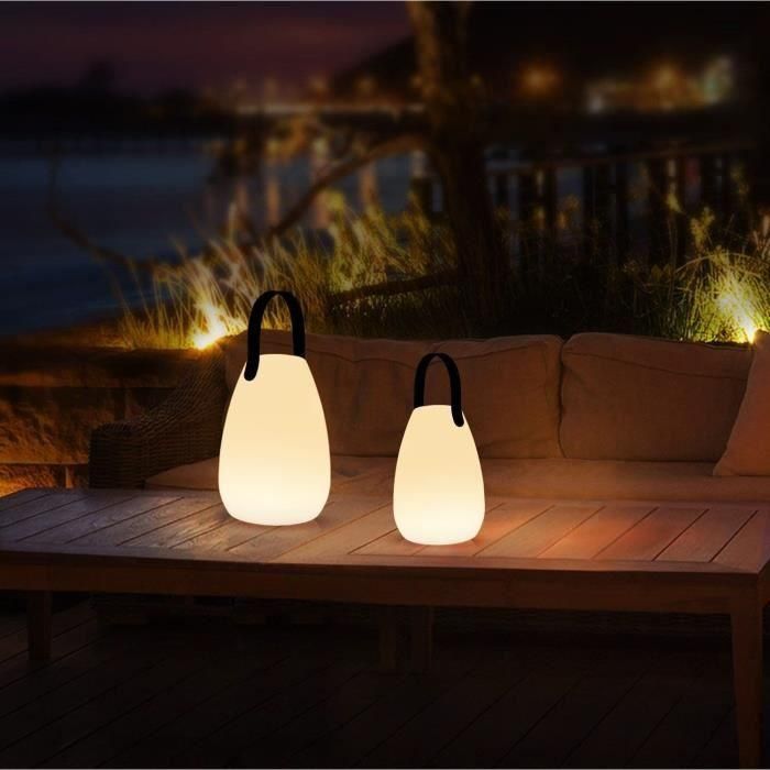 Lámpara híbrida - GAO - Solar/USB - LED RGB, batería de 500 mAh, IP44 1 Lámpara híbrida - GAO - Solar/USB - LED RGB, batería de 500 mAh, IP44 1