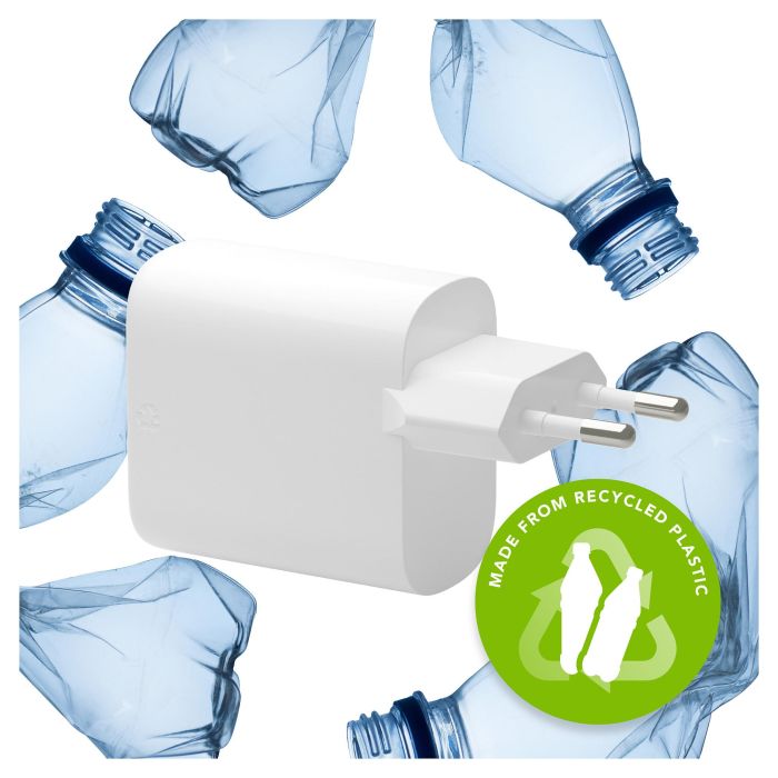 Dbramante1928 Re-Charge Cargador de Pared 45W EU, USB Tipo-C, CH45EUWH7112, Blanco, Compatible Universal 110-240V 1 Dbramante1928 Re-Charge Cargador de Pared 45W EU, USB Tipo-C, CH45EUWH7112, Blanco, Compatible Universal 110-240V 1