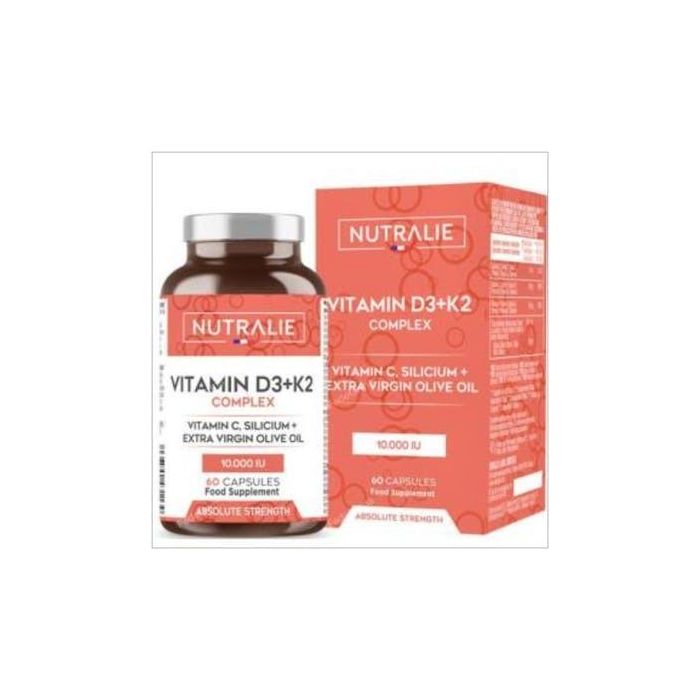 NUTRALIE Vitamina D3+K2+Vit C Complex 60 Cápsulas