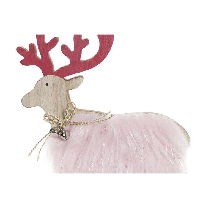 Figura Navidad Alpina DKD Home Decor Beige Rosa 5 x 16 x 23 cm (4 Unidades) 2 Figura Navidad Alpina DKD Home Decor Beige Rosa 5 x 16 x 23 cm (4 Unidades) 2
