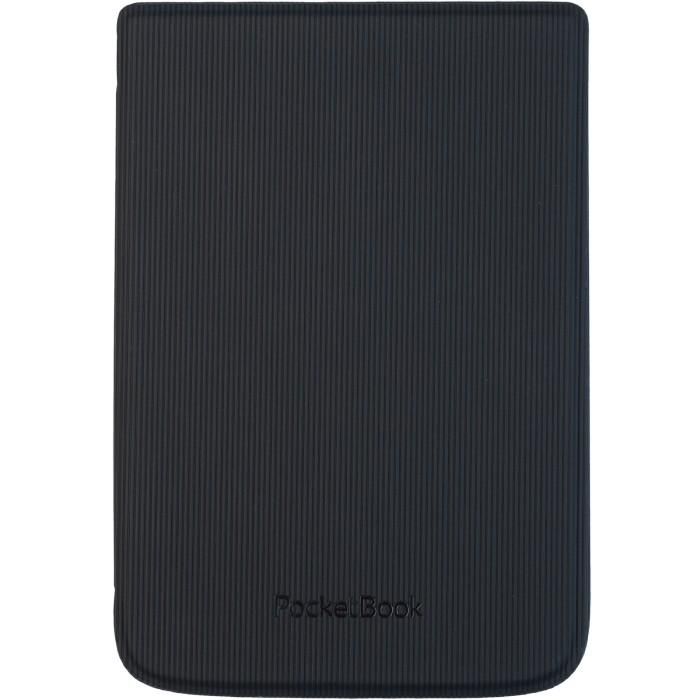 Pocketbook HPUC-632-B-S - Funda Folio de cuero PU para e-reader, Negro, compatible con Basic Lux 2, Touch Lux 4, Touch HD 3 4