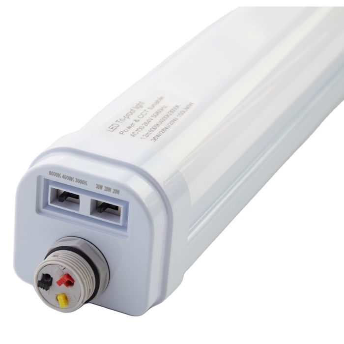 Luminaria Estanca Enlazable LED Philips IP66 150Cm Potencia Regulable (35/42/50W) 160Lm/W CCT Tonalidad Luz Regulable 3/4/6000ºK 3 Luminaria Estanca Enlazable LED Philips IP66 150Cm Potencia Regulable (35/42/50W) 160Lm/W CCT Tonalidad Luz Regulable 3/4/6000ºK 3