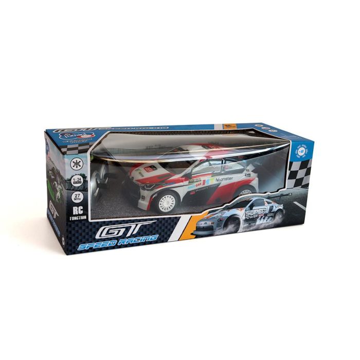 Vehiculo Racing Blanco Y Rojo 1:24 R/C Tachan T01017 2 Vehiculo Racing Blanco Y Rojo 1:24 R/C Tachan T01017 2