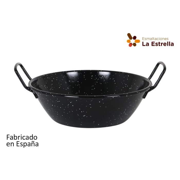 Paellera honda bordonada 26 cm - 3.8L Jaspeada - La Estrella (8 Unidades) Paellera honda bordonada 26 cm - 3.8L Jaspeada - La Estrella (8 Unidades)