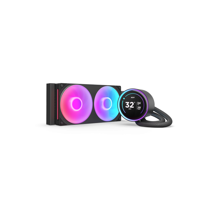 NZXT Kraken Elite 240 RGB Procesador Sistema de refrigeración líquida todo en uno 12 cm Negro 1 pieza(s) NZXT Kraken Elite 240 RGB Procesador Sistema de refrigeración líquida todo en uno 12 cm Negro 1 pieza(s)