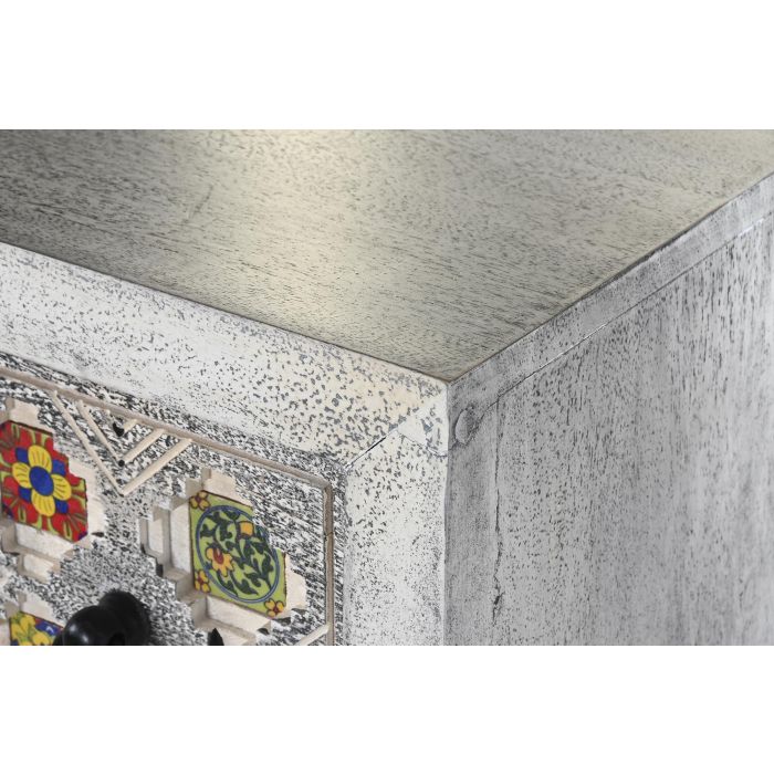 DKD Home Decor Cómoda Beige Gris 80 x 38 x 80 cm